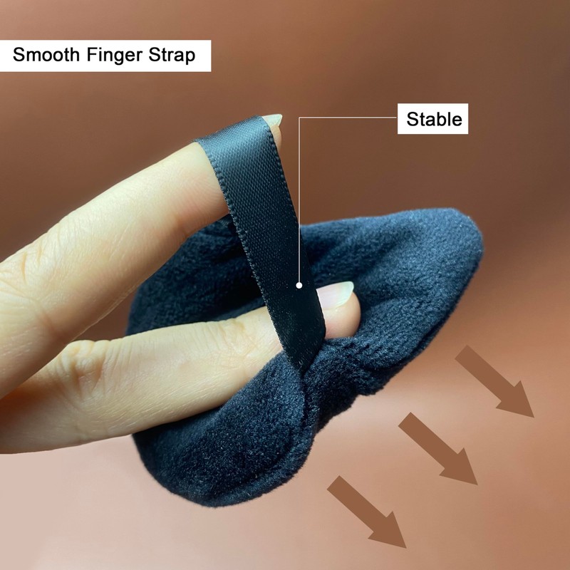 9 pcs Powder Puff Face Makeup Sponge:Powder Puff Face Triangle