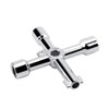 Multifunctional Cross Round Hole Key Triangular Wrench for Electrical Control