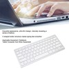 Wireless Keyboard English Thai Bilingual Portable Stylish Ultra Thin Silver