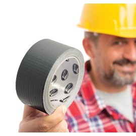 Better Office Products 5 Pack Silver Heavy Duty Duct Tape, 7.3mil, 1.88 Inch x 30 Yards Per Roll, Easy Tear, 5 Pack, Silver