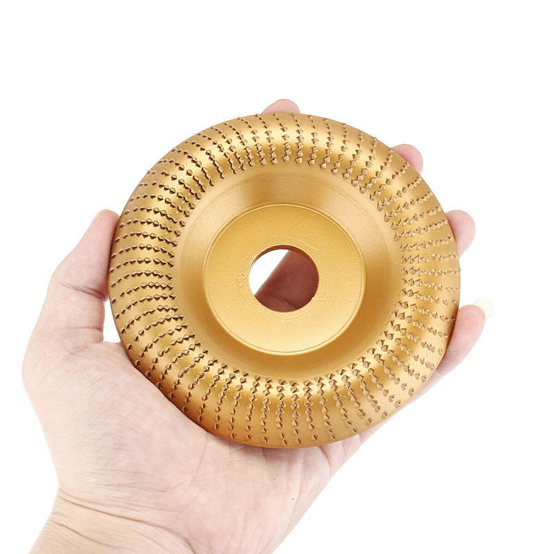 2Pcs 4'' Grinder Wheel Disc Wood Shaping Wheel Wood Grinding