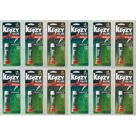 Krazy Glue KG585 Instant Purpose Tube 0.07-Ounce Clear-Pack of 12
