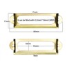 ONLYKXY 20Pcs Antique Brass Metal Drawer Door Lab Tag Label