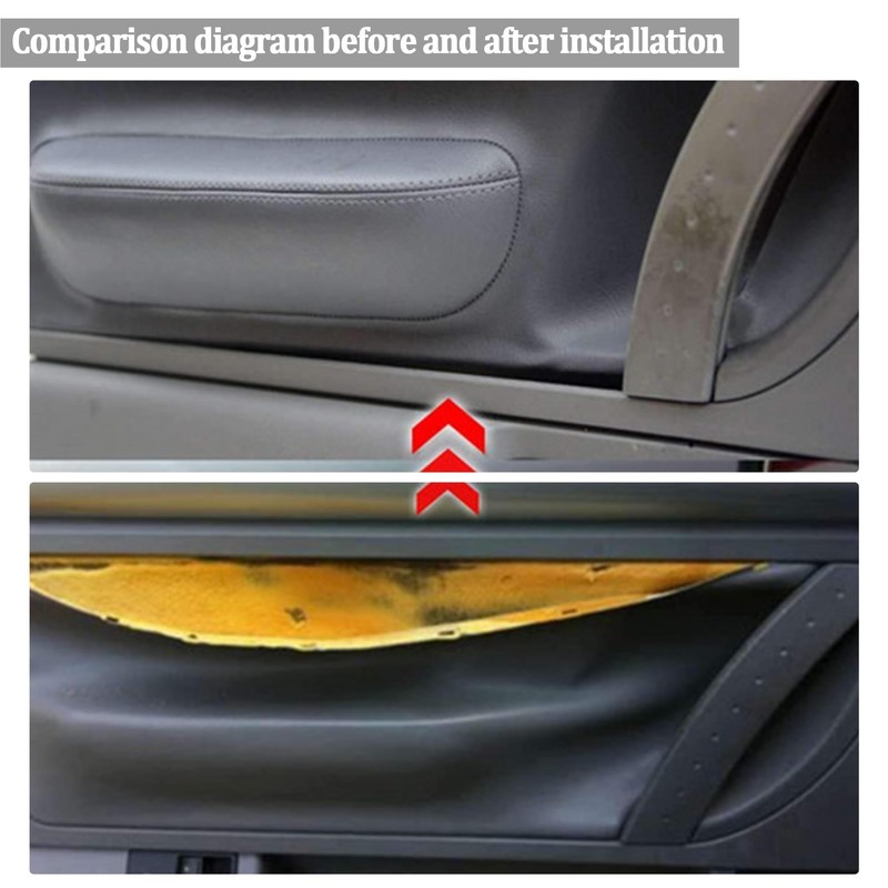 GXARTS 2Pcs Door Panel Insert Cards Cover Fit for Volkswagen