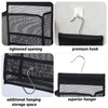 Xelsluthe MesMesh Shower Caddy Hanging Organizer With Hooks, PVC Bathroom