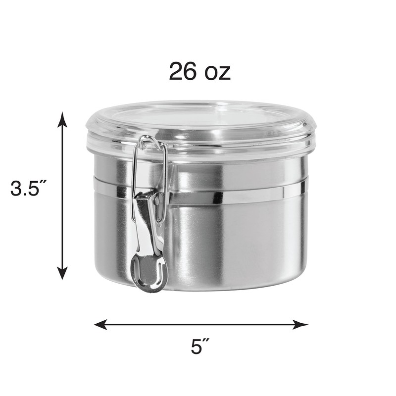 OGGI Stainless Steel Kitchen Canister 26 fl oz - Airtight