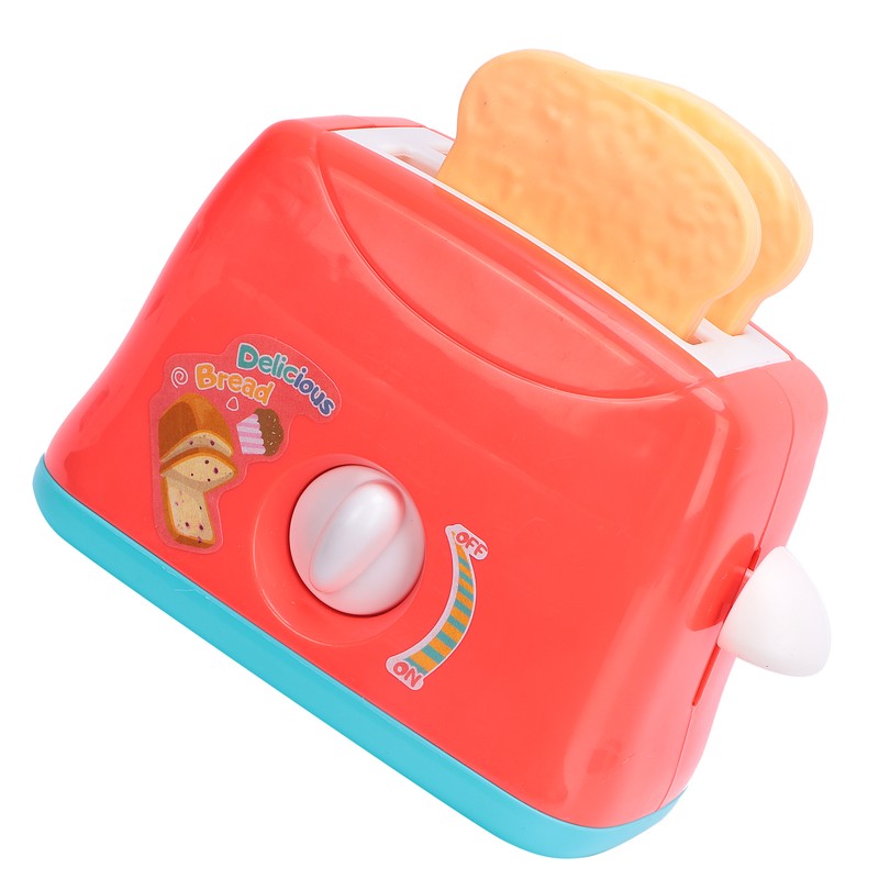 PopUp Toaster Play Toy Kitchen Bread Maker Model Toy Pretend