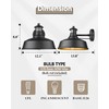 FEMILA Motion Sensor Farmhouse Barn Light Outdoor,Dusk to Dawn Sensor