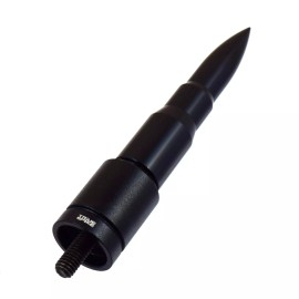 Unbranded Black Bullet Style Stubby Aluminum Antenna 4" AM FM For Nissan Frontier & Titan