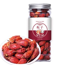 Chinese Herbal Flower Fruit Tea - Golden Silk Chrysanthemum Rose Scented Tea in Cans - Health Care Bottled Tea (80g Gardenia)