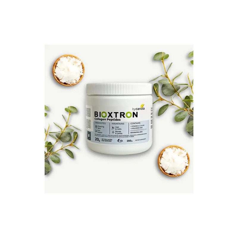 Polvo De Colágeno Bioxtron Sin Sabor 250 G Hialurónico