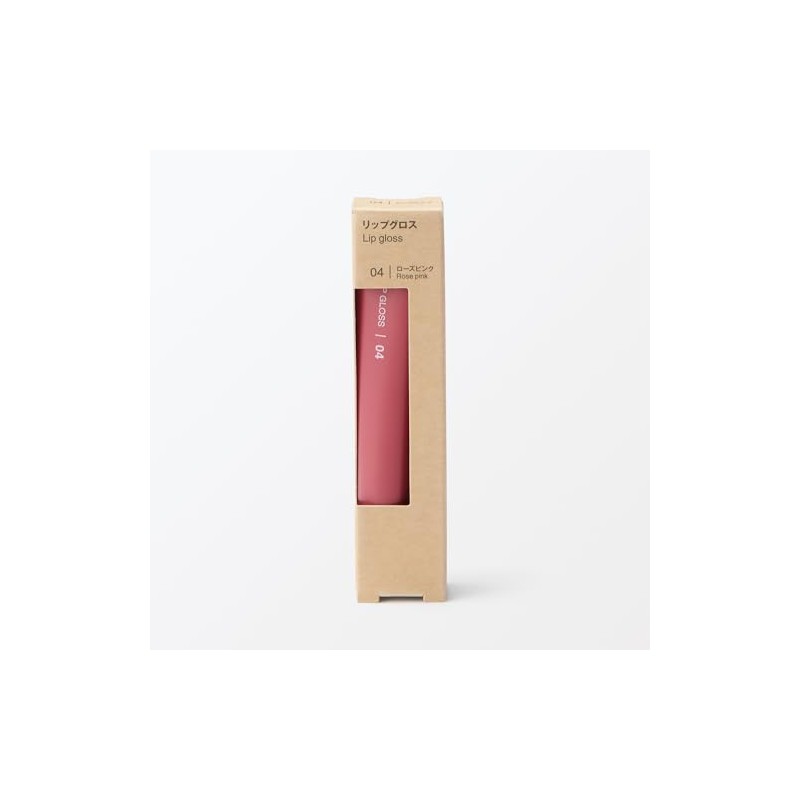 MUJI 84845673 Lip Gloss Rose Pink, 0.4 oz (10.5 g)