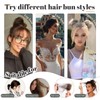 Hairro Human Hair Bun Hairpiece Remy Scrunchies Updo For Women