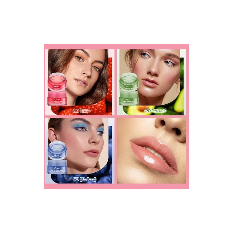 Mascarilla Labios, Mascarilla Labios Noche, Bálsamo Labial
