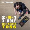 Triumph Sports 2-in-1 3 Hole Bags and Washer Toss Combo