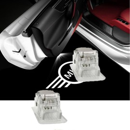 Yaoperfor Courtesy Light Door Welcome Light Courtesy Lamp LED Logo Projection for MINI R50 R52 R60 R61 R55 R56 R57 R58 R59 F54 Car Door Lamp