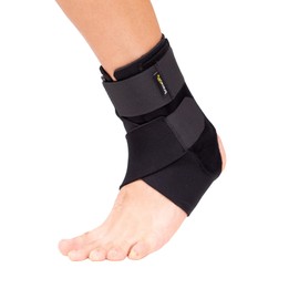BraceUP Knöchelstützbandage - Schmerzen lindern, Stabilität für Fußschmerzen, verstauchten Knöchel, Achillessehnenentzündung, Männer und Frauen