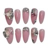 Cheongcho Petal Handmade Nail Tips - Round / 청초페탈 수제네일팁