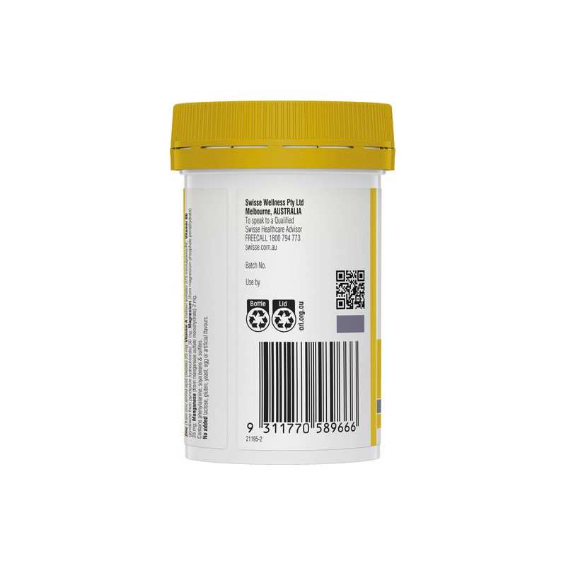 Swisse Ultiboost Zinc+ 60 Tablets