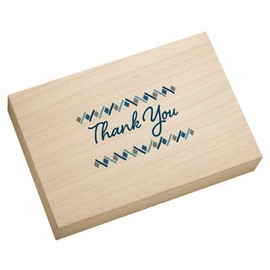 Fairytale Brownies Thank You Wooden Box Magic Morsel 24 Individually Wrapped Gourmet Chocolate Food Gift Basket - 1.5 Inch x 1.5 Inch Bite-Size Brownies - 24 Pieces - Item KY424