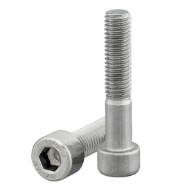 Cylinder Screw with Hexagon Socket According to DIN 912 / ISO 4762 Partial Thread Stainless Steel A2 V2A Cylinder Head Screw (M8 x 80 mm, Pack of 10)