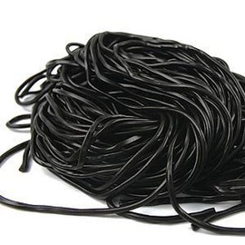 Black Licorice Laces, 2 Pound Bag Licorice Laces