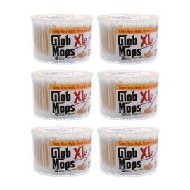 Glob Mops XL Cotton Swabs 6-Pack Bundle | Extra Absorbent | Eco-Friendly | 1800 Total Mops