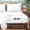 Overket Extra Deep Pocket California King Sheets 18-24 Inch 100%