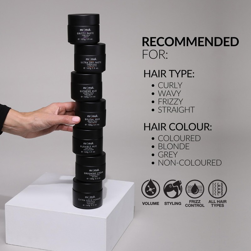 MUK. Mr Firm Flexible Hold Medium Gloss Mud