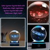 ALEENFOON 3D Solar System Crystal Ball with LED Colourful Night