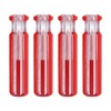 HARFINGTON 4pcs Pre-Drilled Blank Screwdriver Tool Handles 5.3mm Hole 80mm