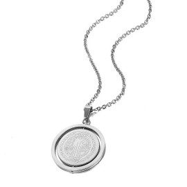 ZARD Saint Benedict Round Double Sided Medal-Pendant San Benito