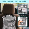 KXWQTRDD Car Garbage Bag Cute Grey Cats Drawstring Car Trash
