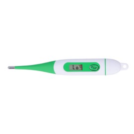 Pet Fever Thermometer, Digital Fever Thermometer for Horse Cattle Pet Thermometer Waterproof Animal Thermometer with LCD Screen for Pigs Sheep Cattle Dogs Cat