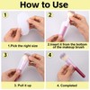 18pcs Clear Makeup Brush Covers, 9 Sizes, Plastic