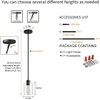 KLSS Black Pendant Lights Kitchen Island,Modern Farmhouse Glass Pendant Light,Light
