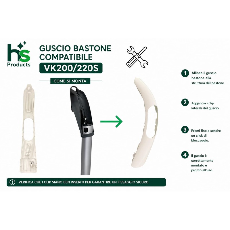 Lid Handle Front Plastic White Compatible with Vorwerk Kobold VK200