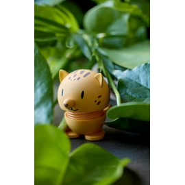 Hoptimist Soft Leopard, Scandinavian Bobble Figure, Living Room & Desk Decoration, Office Gadget, Great Small Gifts, 4.5 x 5.8 x 7.6 cm, Small, Yellow
