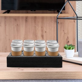 Garneck Foam Cup Holder 8 Holes Drink Holder Travel Cup Holder for Camping Caravan Cars Boats