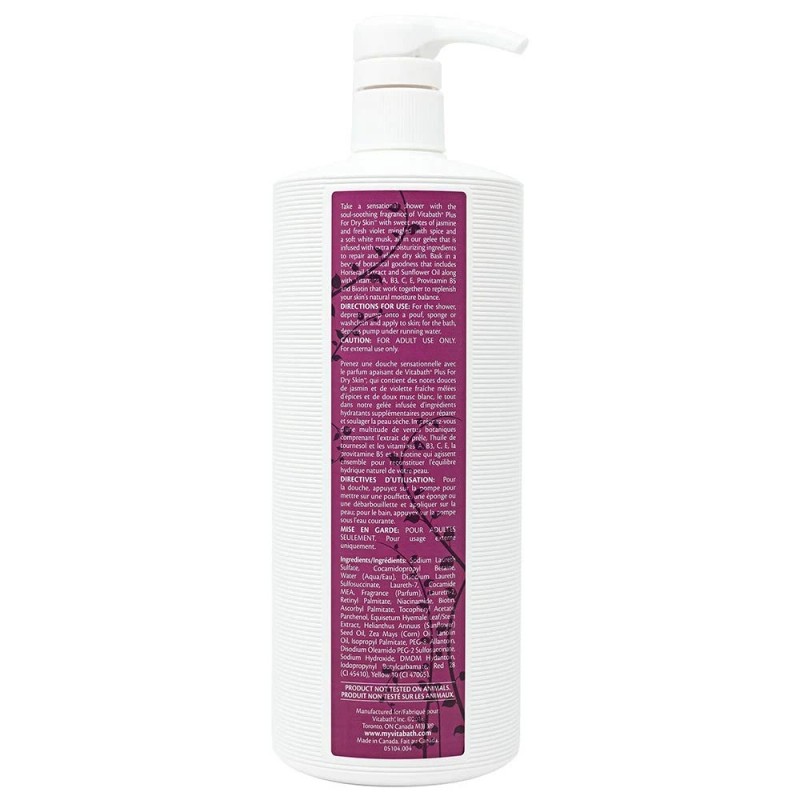 Vitabath Luxury Foaming Moisturizer 10.5Oz Floral Scent Skin Cleanser For
