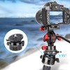 Koolehaoda Tripod Leveling Base Camera Leveler, 15° Tilt, 3/8" Screw,
