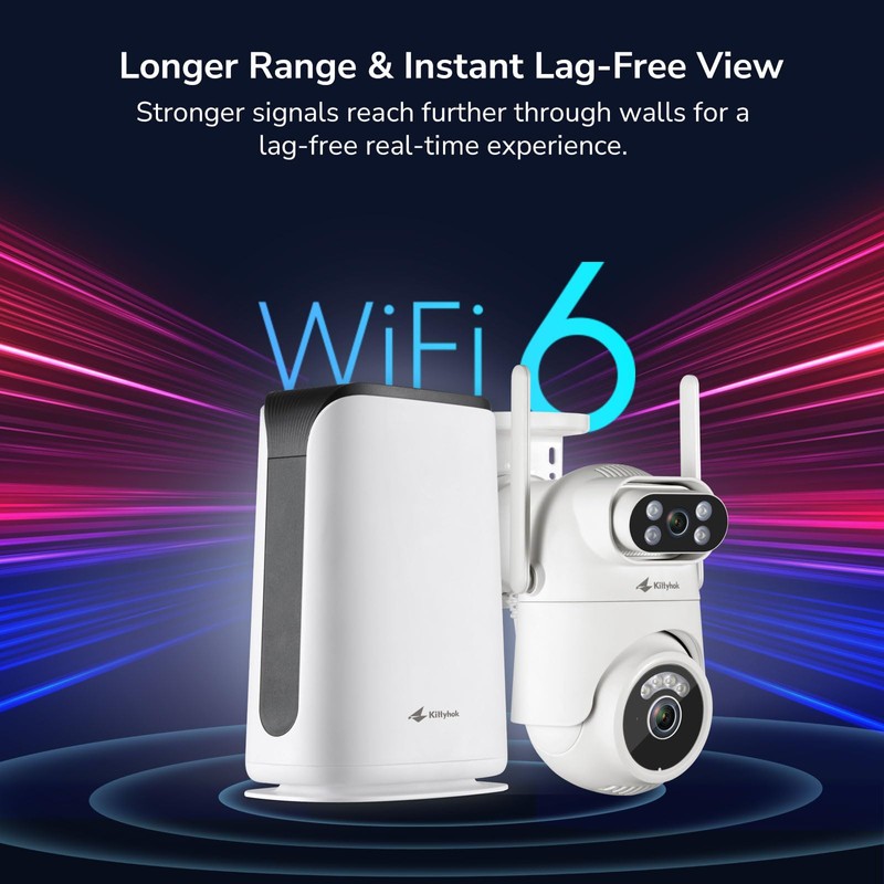 10CH WiFi 6 NVR for Kittyhok Wireless Security Camera System
