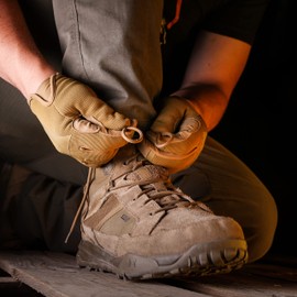 Glove Station The Impulse High Dexterity Shooting Gloves, Touchscreens Compatible, Lightweight Design Extra Snug Fit for Men Outdoor Sports Airsoft Utility, Gray, XX-Large