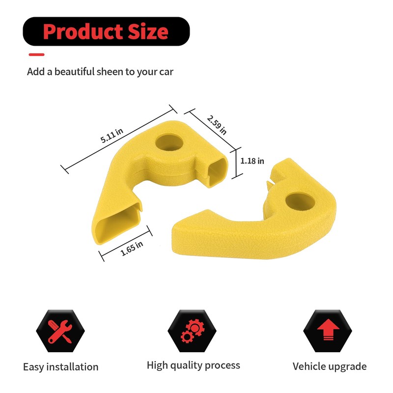 RT-TCZ Tow Hook Covers - Bumper Tow Hook Rubber Protector