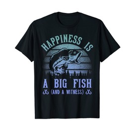 Fish Fisher Fisherman Funny Kids Retro Bass Fishing T-Shirt