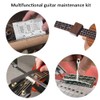 72PCS Guitar Tool Kit，Professional Guitar Repairing Maintenance Tool Kit with