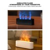 Simulated Flame Air Aroma Diffuser Humidifier 7 Color Fire Air