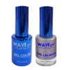 WAVEGEL Soak-Off Gel & Nail Lacquer Matching Duo Set -