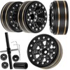 RCarmubWow RC 1.3 Beadlock Wheels Single & Dually for 1/18