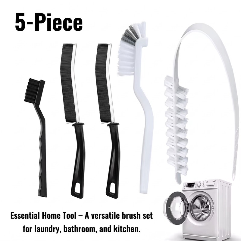 Multi-Purpose Cleaning Brush Set for Washing Machines and Home –